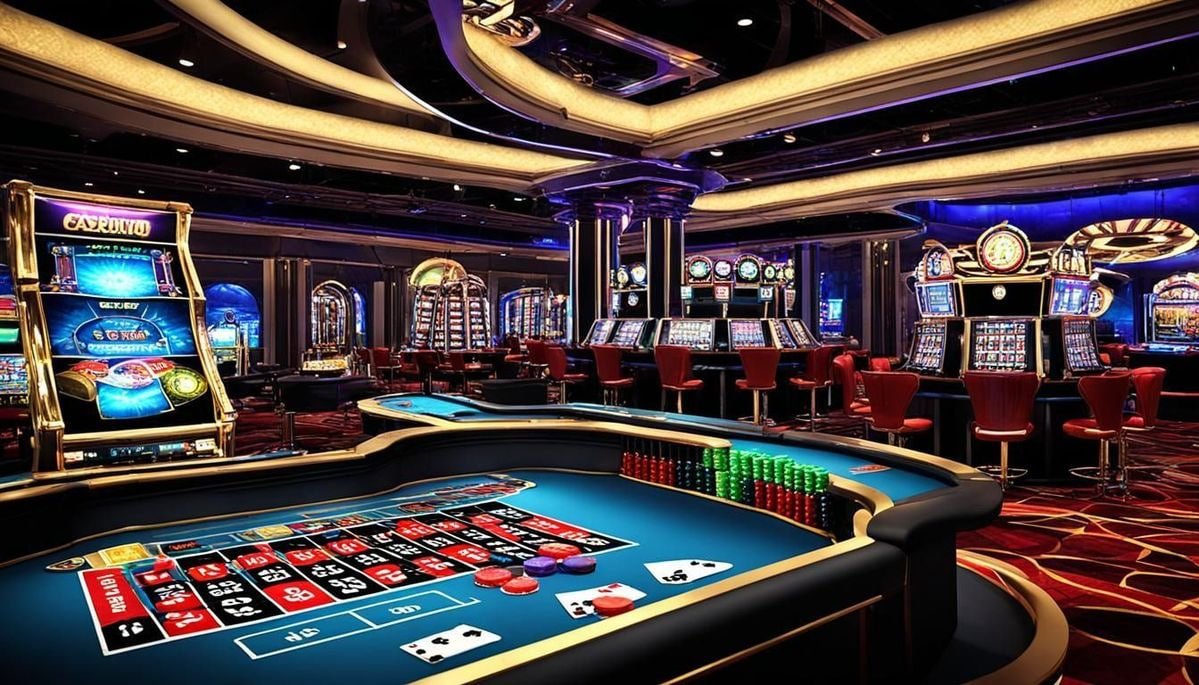 Bikini Paradise live dealer studio setup with multiple camera angles and professional lighting